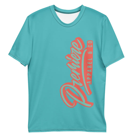 90 - T-Shirt - Teal & Orange